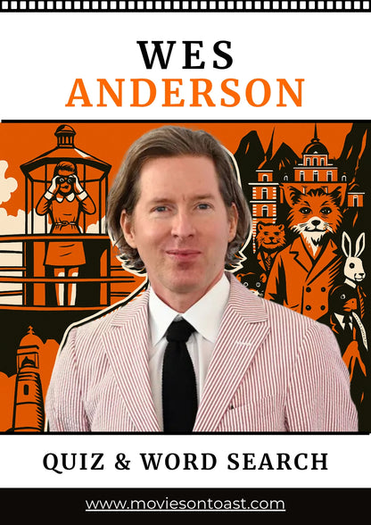 Wes Anderson Movies Quiz & Word Search