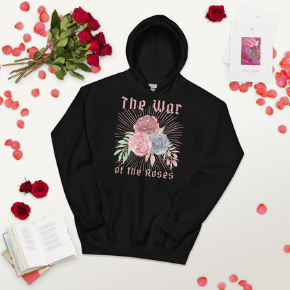 The War of the Roses Unisex Hoodie, Flowery Print, Movie Lover Gift