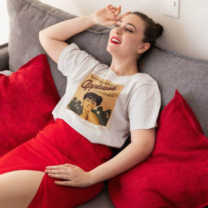 Applause 1929 Film Poster Short-Sleeve Unisex T-Shirt, She Gave Youth and Beauty for Applause