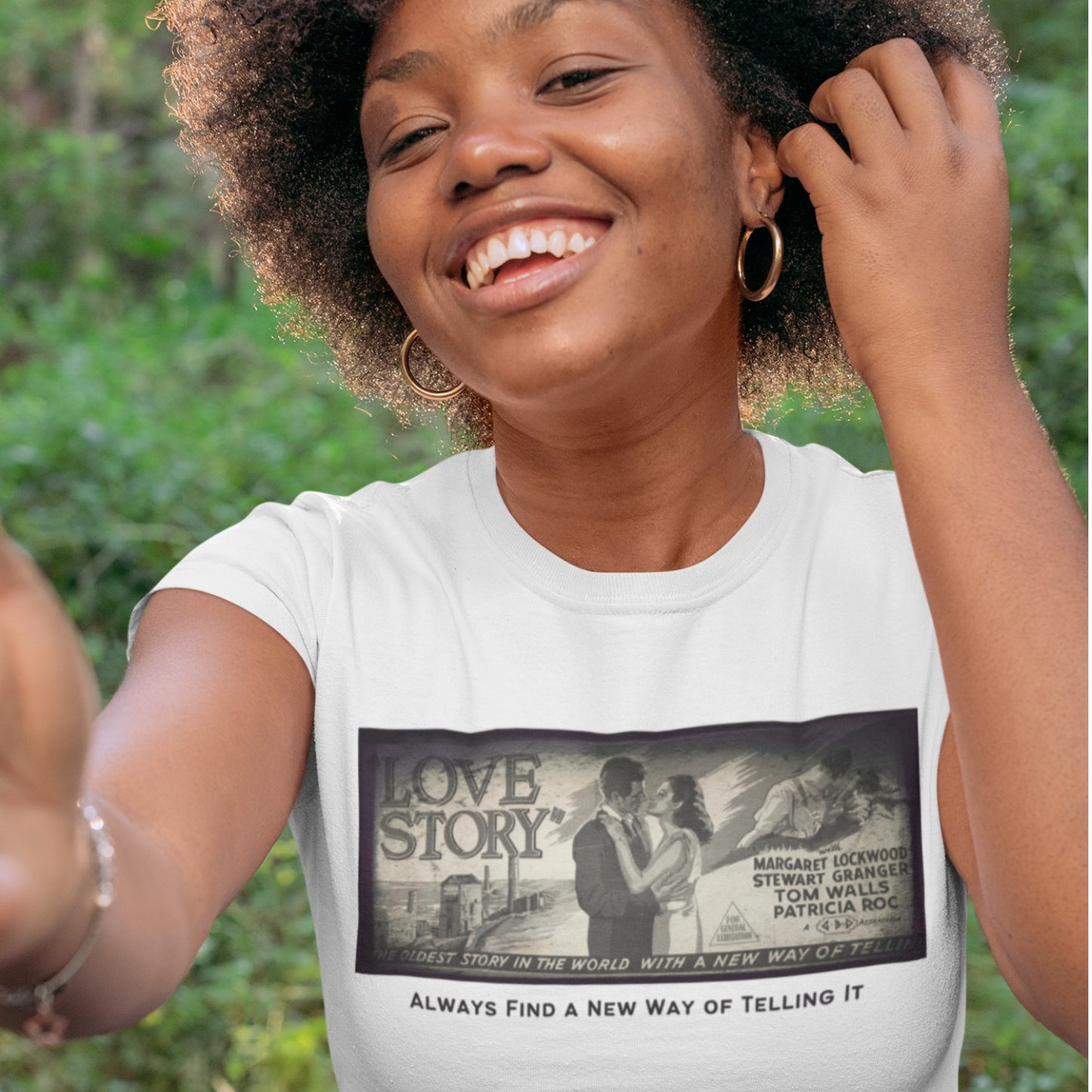 Love Story Short-Sleeve Unisex T-Shirt, Love Story 1944 Movie Poster, Margaret Lockwood