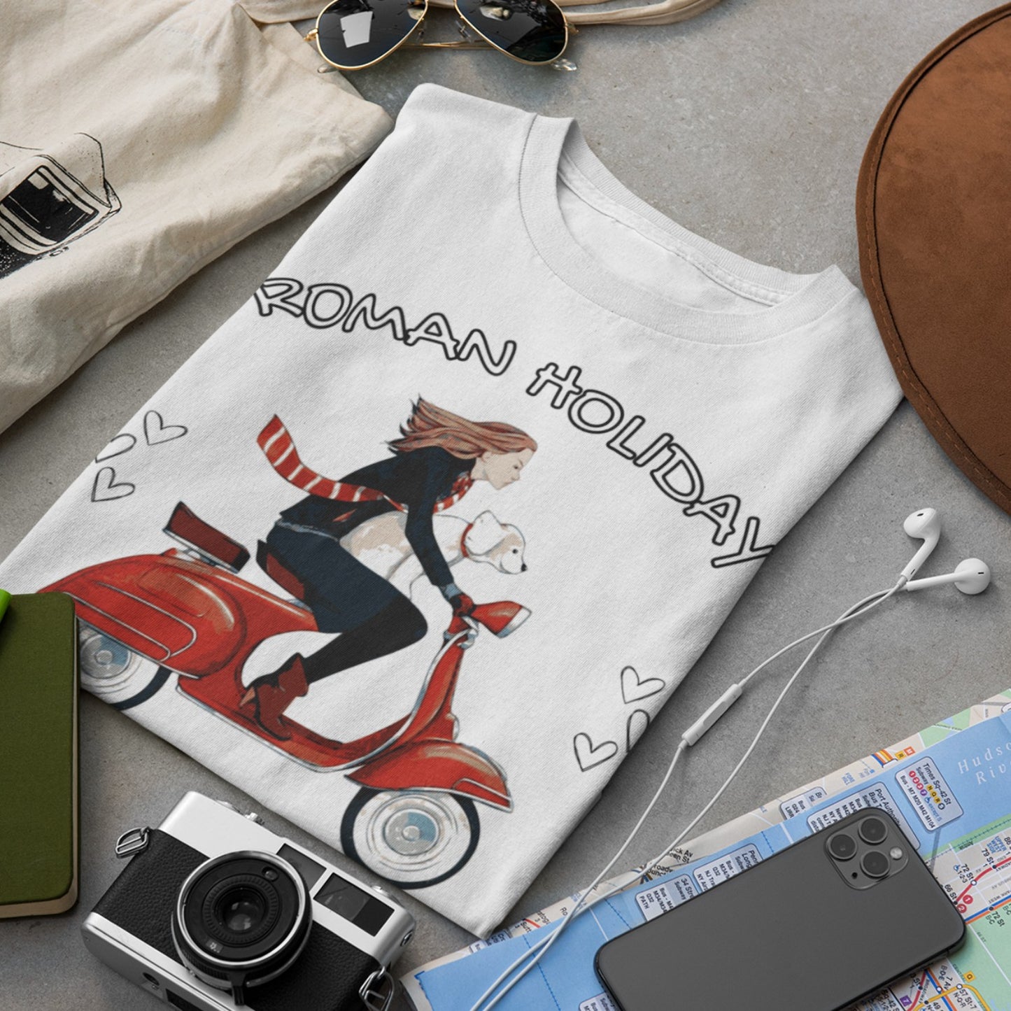 Roman Holiday in Best Company Unisex t-shirt, Holiday With My Dog