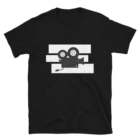 Old Camera for Movie Lovers Short-Sleeve Unisex T-Shirt, Vintage Film Camera, Old Film Projector