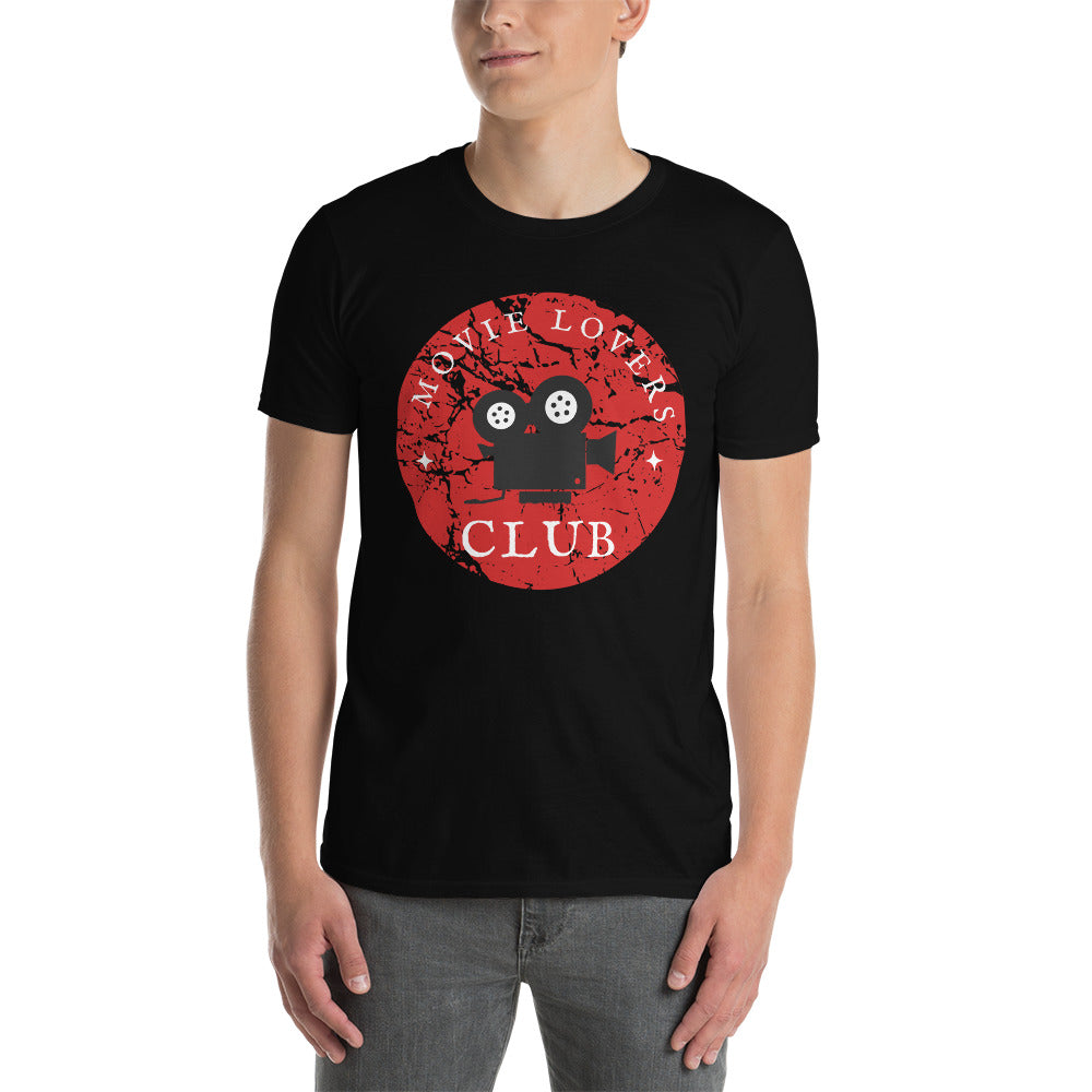 Movie Lovers Club Short-Sleeve Unisex T-Shirt, Cinephile, Movie Lover Gift