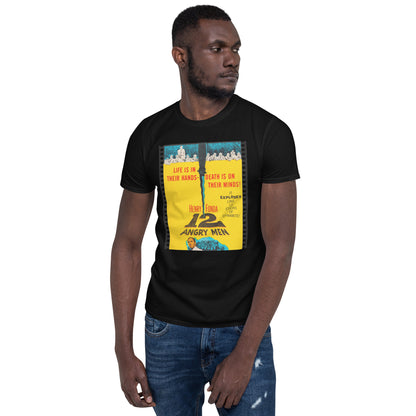 12 Angry Men Classic Movie Poster Short-Sleeve Unisex T-Shirt, Poster Print, 1957 Henry Fonda Film