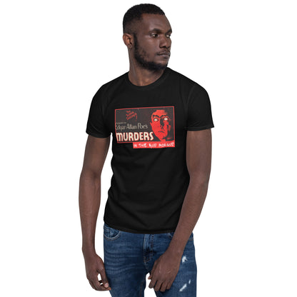 Murders in the Rue Morgue 1932 Horror Movie Poster, Short-Sleeve Unisex T-Shirt, Edgar Allan Poe