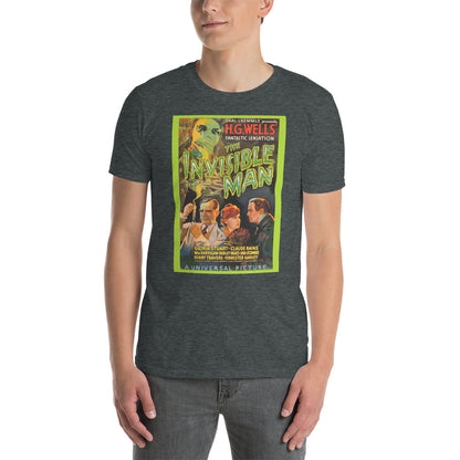 The Invisible Man 1933 Poster, Short-Sleeve Unisex T-Shirt, Science Fiction Horror Film, H.G. Wells