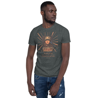 All Quiet on the Western Front Short-Sleeve Unisex T-Shirt, 1930 Movie Poster, Erich Maria Remarque Quote