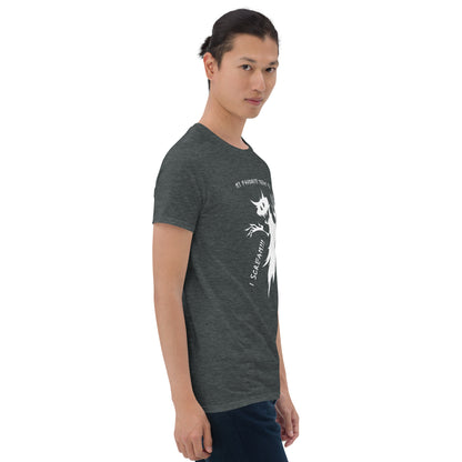 My Favorite Treat is ... I Scream, Short-Sleeve Unisex T-Shirt with a Ghost