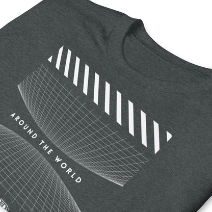 Around the World (in) 80 Days Short-Sleeve Unisex T-Shirt, Jules Verne Book, Film