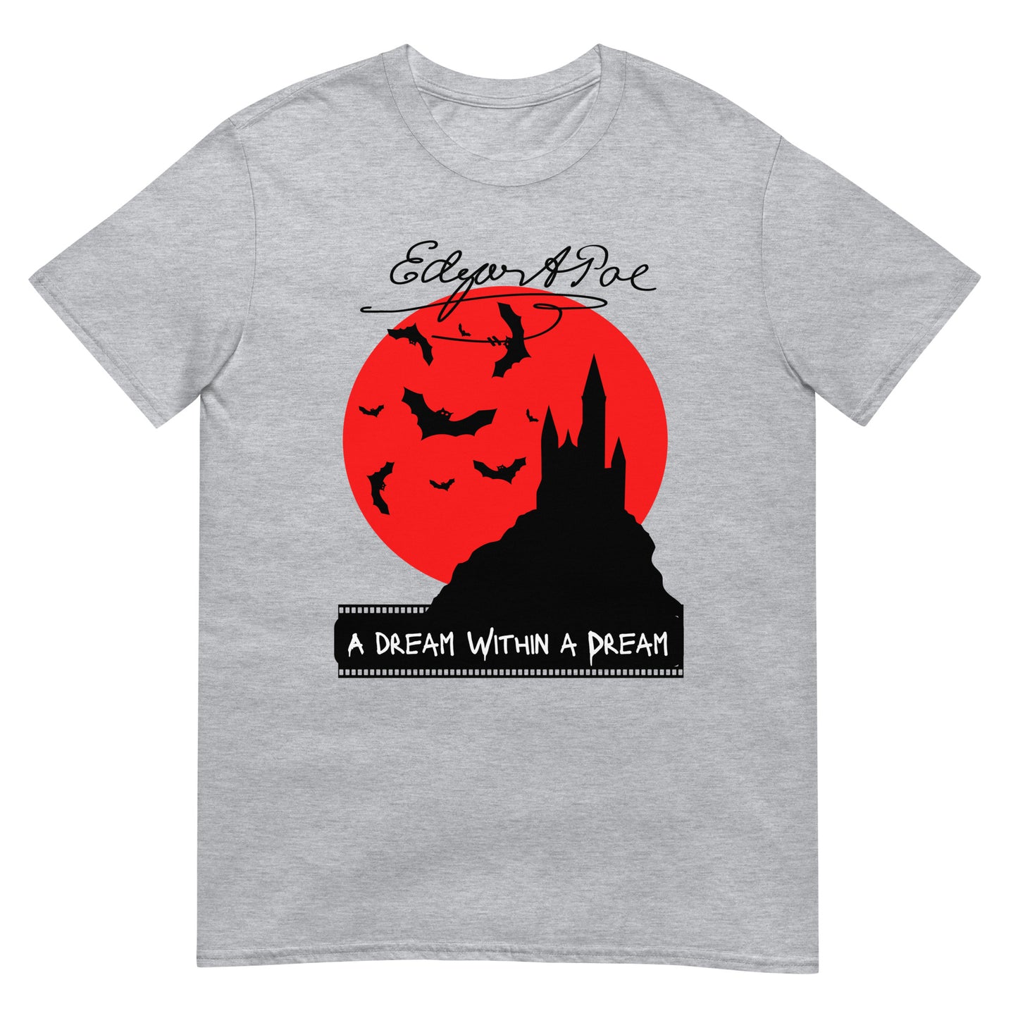 A Dream Within a Dream Short-Sleeve Unisex T-Shirt, Edgar Allan Poe Poem, Movie Lover T-shirt