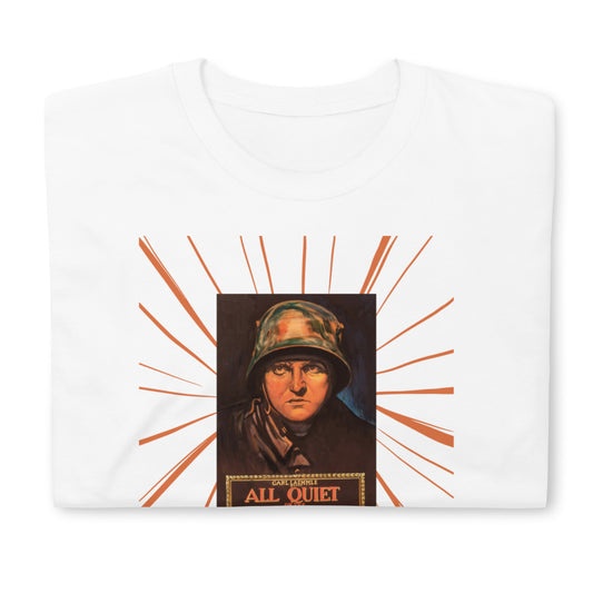 All Quiet on the Western Front Short-Sleeve Unisex T-Shirt, 1930 Movie Poster, Erich Maria Remarque Quote