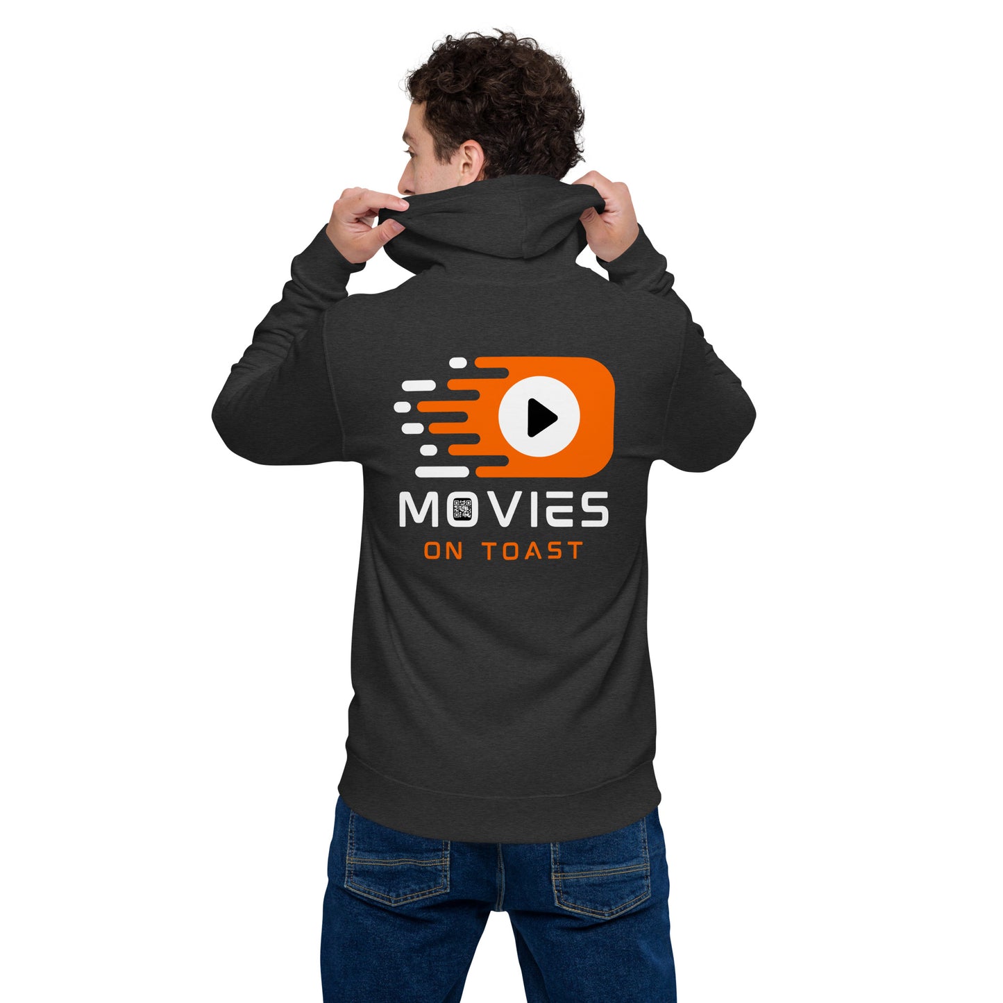 Movies on Toast Unisex basic zip hoodie, Movie Lover Gift