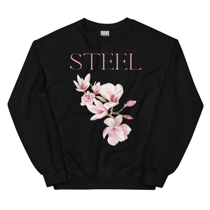 Steel Magnolias Unisex sweatshirt, Vibrant Magnolias for Movie Lovers, Life Goes On Message, Gift for Mothers and Daughters