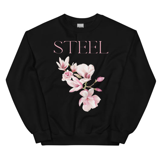 Steel Magnolias Unisex sweatshirt, Vibrant Magnolias for Movie Lovers, Life Goes On Message, Gift for Mothers and Daughters