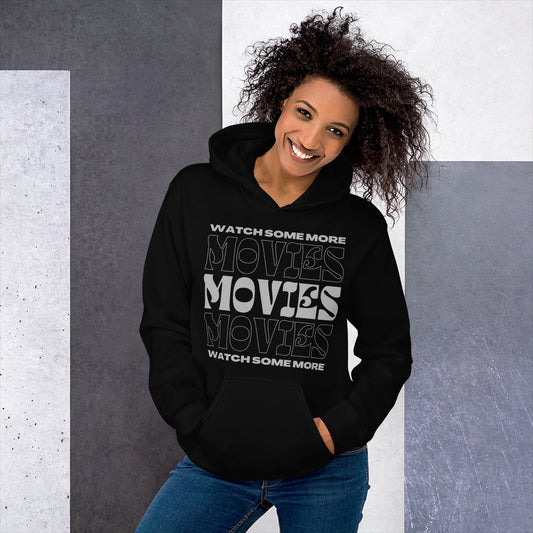 Watch Some More Movies Unisex Hoodie, Gift for Movie Lover