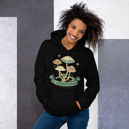 The Mushroom (Le Champignon) Unisex Hoodie, Gift for Film Lovers, Mushroom Lovers