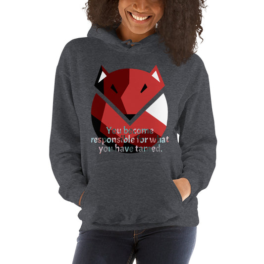You Become Responsible for What You Have Tamed Unisex Hoodie, Little Prince, Wise Fox, Hoodie With a Message