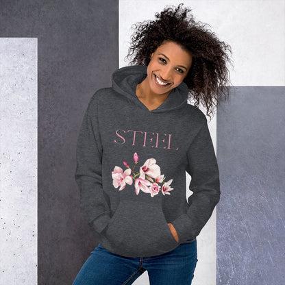 Steel Magnolias Unisex Hoodie, Vibrant Magnolias for Movie Lovers, Life Goes On Message, Gift for Mothers and Daughters