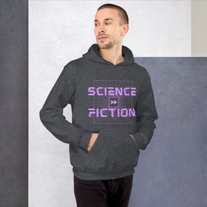 Science Fiction Fast Forward Unisex Hoodie, Movie Lover, Film Lover, Cinephile