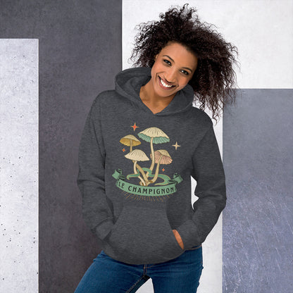 The Mushroom (Le Champignon) Unisex Hoodie, Gift for Film Lovers, Mushroom Lovers
