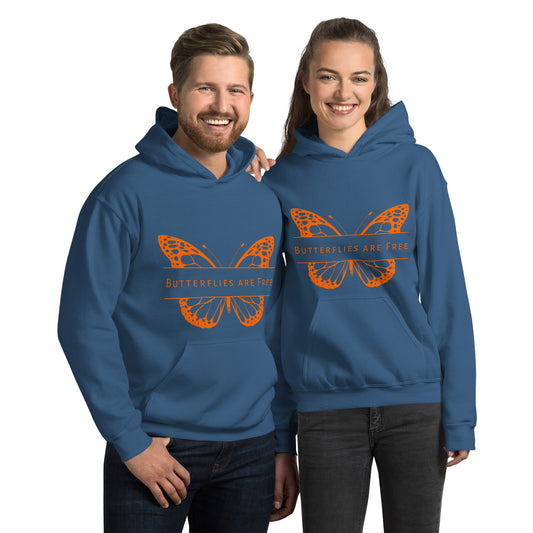 Butterflies Are Free Unisex Hoodie, 1972 Movie Butterflies Are Free Inspired