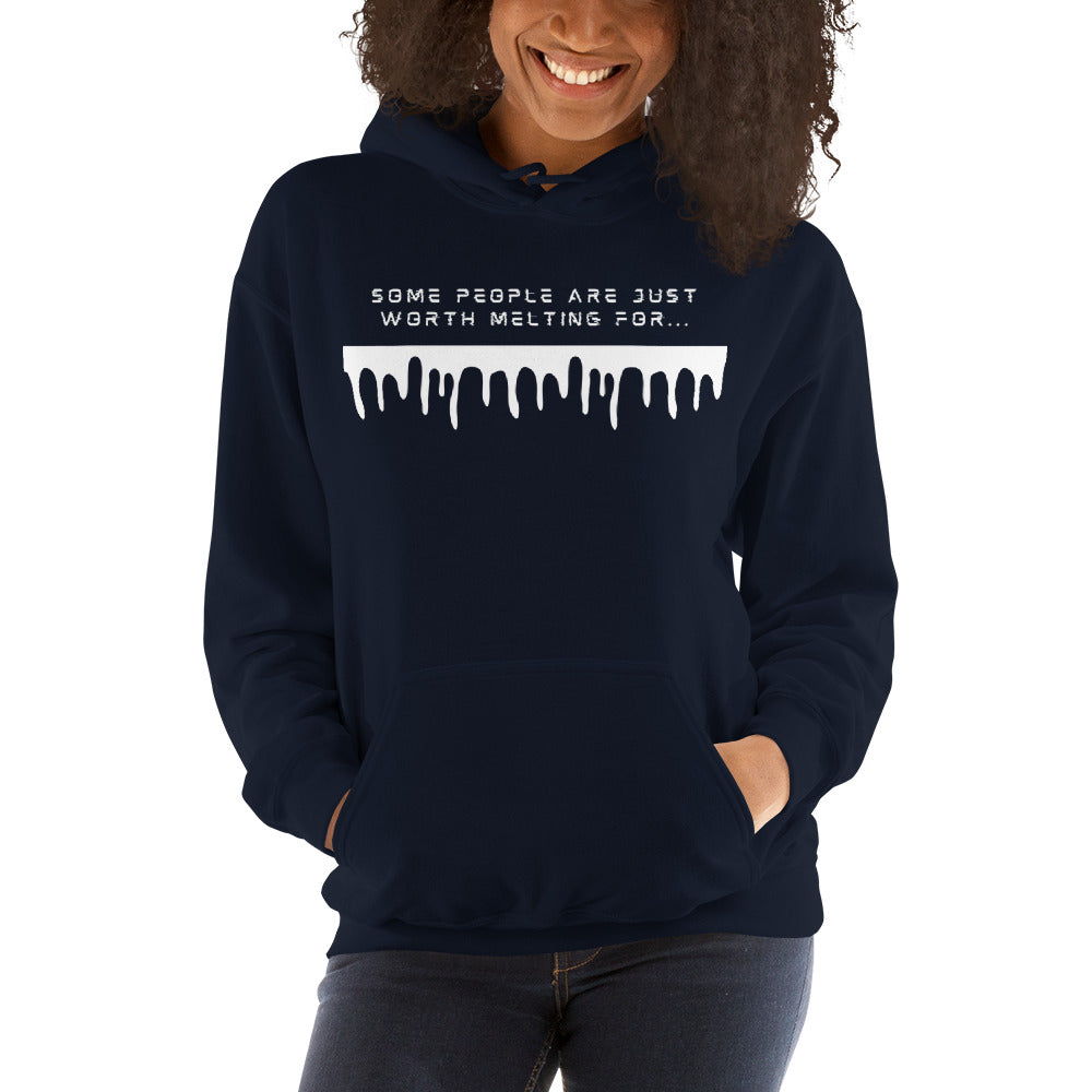 Some People Are Just Worth Melting For Unisex Hoodie, Movie Lover Gift