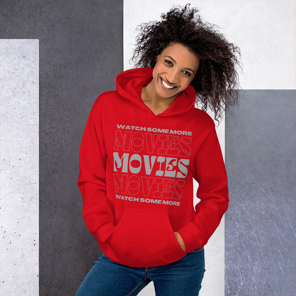 Watch Some More Movies Unisex Hoodie, Gift for Movie Lover