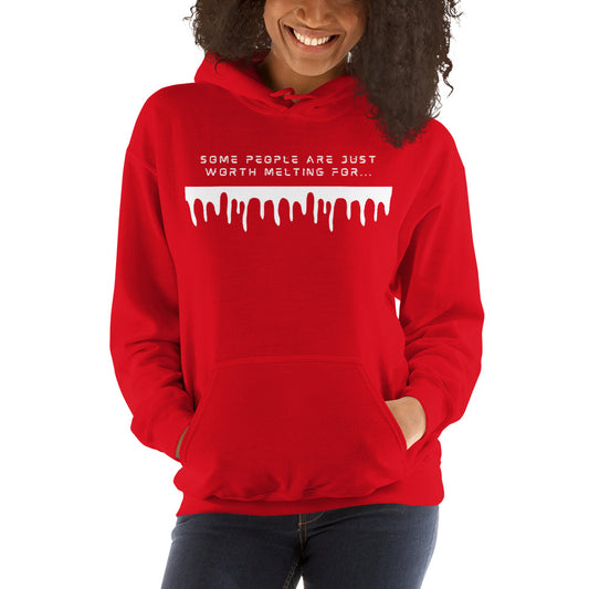 Some People Are Just Worth Melting For Unisex Hoodie, Movie Lover Gift