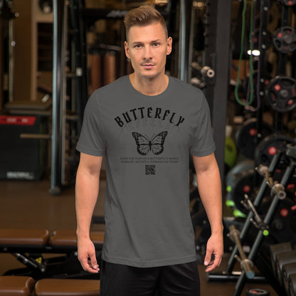 Butterfly Effect Unisex t-shirt, Quote, Does the Flap of a Butterfly's Wings in Brazil Set Off a Tornado in Texas