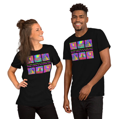 Eternal Sunshine of the Spotless Mind, Psychedelic Unisex T-Shirt, Alexander Pope Poem