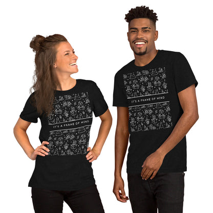 It's a Frame of Mind Christmas Unisex t-shirt, Miracle on 34th Street Quote, Movie Lover Gift