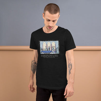 I like large parties, Great Gatsby Quote Unisex t-shirt