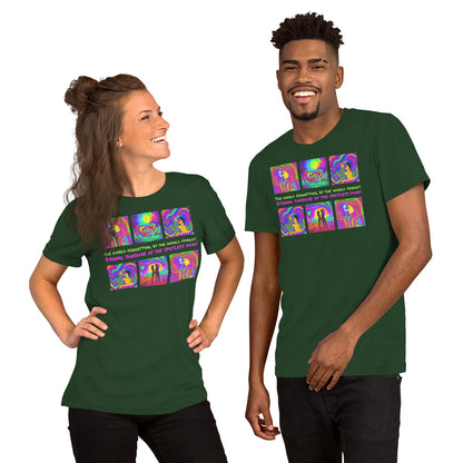 Eternal Sunshine of the Spotless Mind, Psychedelic Unisex T-Shirt, Alexander Pope Poem