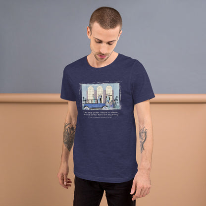 I like large parties, Great Gatsby Quote Unisex t-shirt