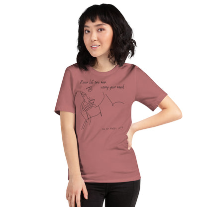 Never Let One Man Worry Your Mind Unisex t-shirt, Mae West Quote, 1933 Movie