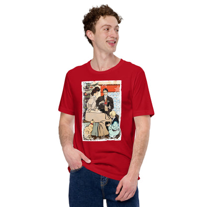 Christmas in the Family Unisex t-shirt, Vintage Image