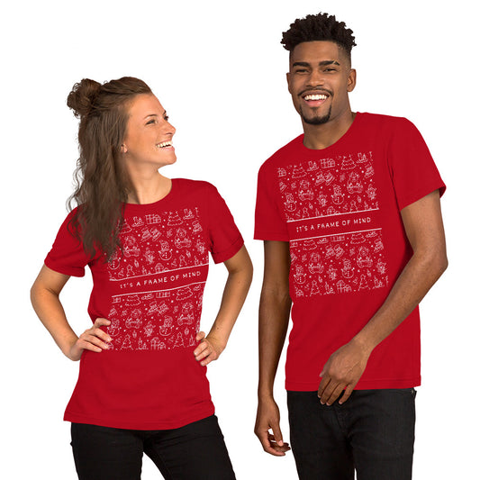 It's a Frame of Mind Christmas Unisex t-shirt, Miracle on 34th Street Quote, Movie Lover Gift