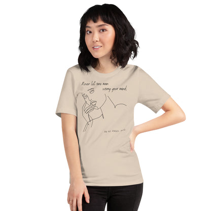 Never Let One Man Worry Your Mind Unisex t-shirt, Mae West Quote, 1933 Movie
